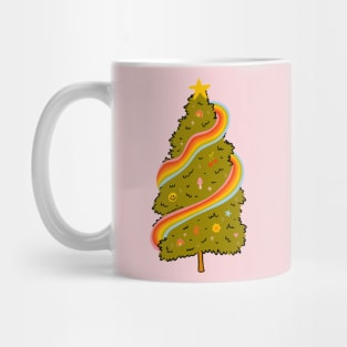 Rainbow Christmas Tree Mug